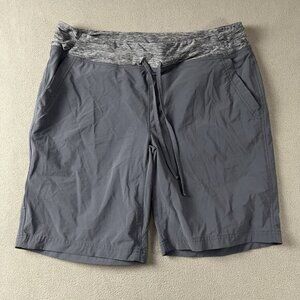 Duluth Shorts Womens 16 Blue Armachillo Cooling 10” Stretch Outdoor Hiking